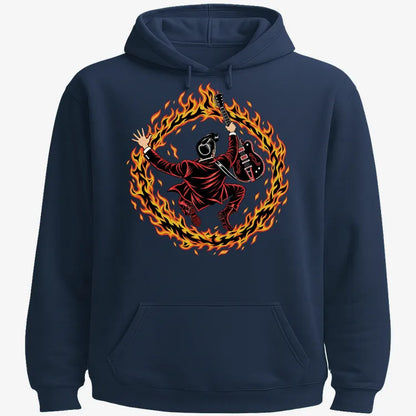 Ring of Fire-Hoodie-Navy Blue