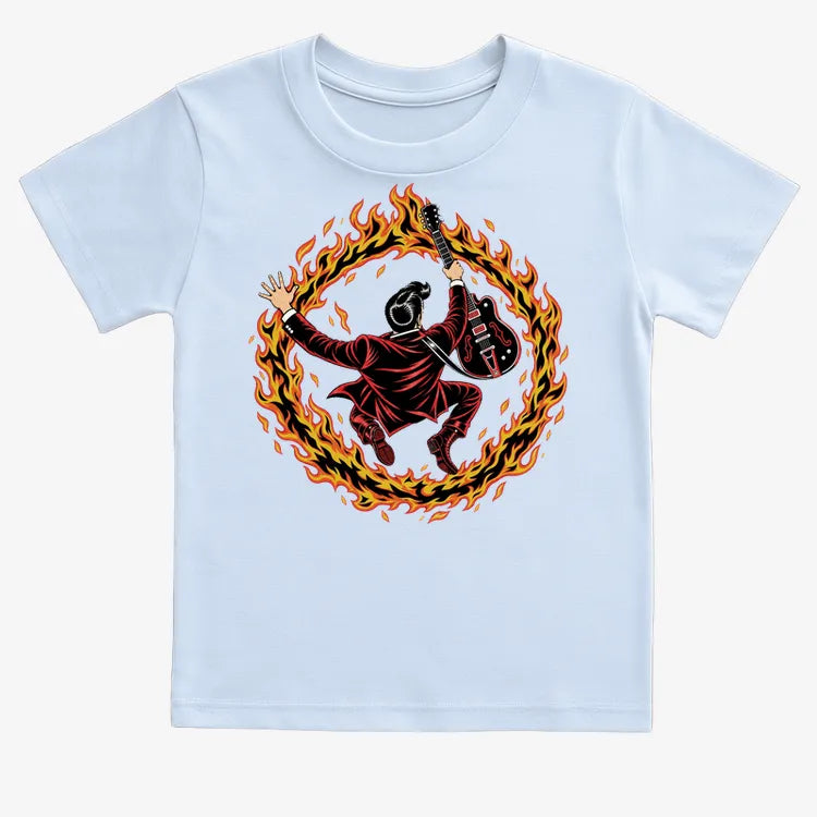 Ring of Fire-Kids T-Shirt-Blue