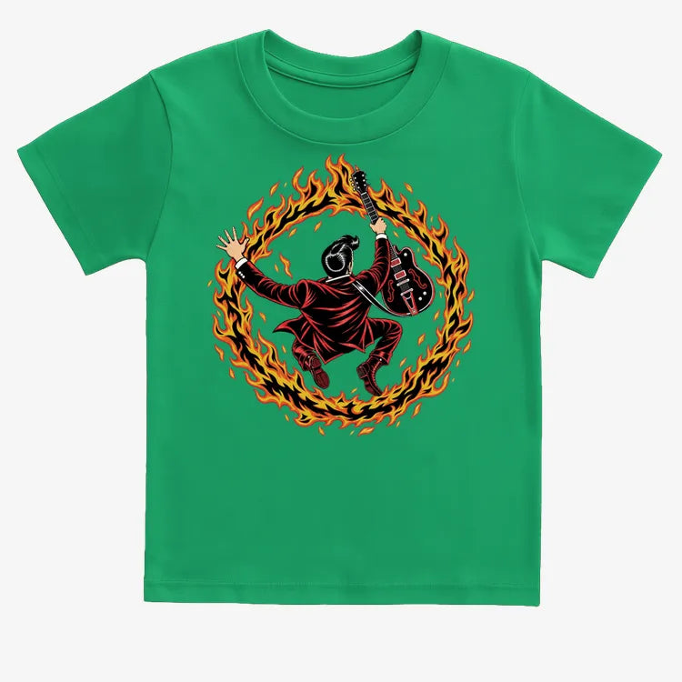 Ring of Fire-Kids T-Shirt-Green