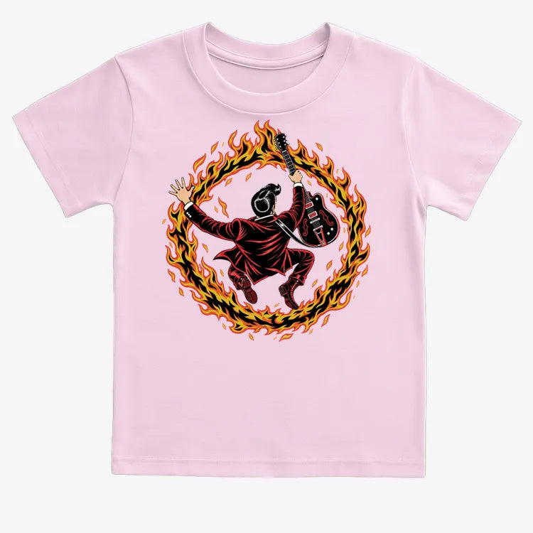 Ring of Fire-Kids T-Shirt-Pink