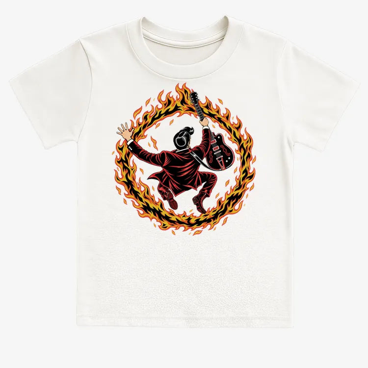 Ring of Fire-Kids T-Shirt-White