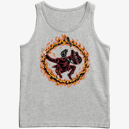 Ring of Fire-Men's Tank Top-Gray Heather