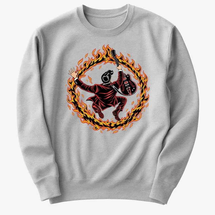 Ring of Fire-Sweatshirt-Gray Heather
