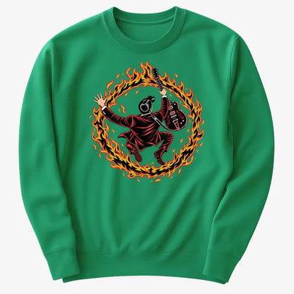 Ring of Fire-Sweatshirt-Green