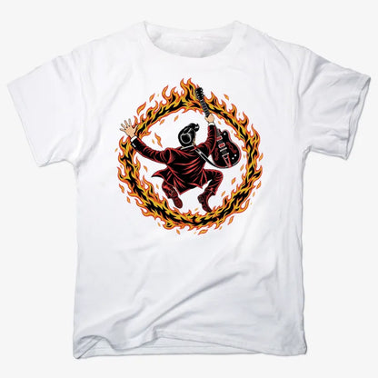 Ring of Fire-Unisex Heavyweight T-Shirt-White