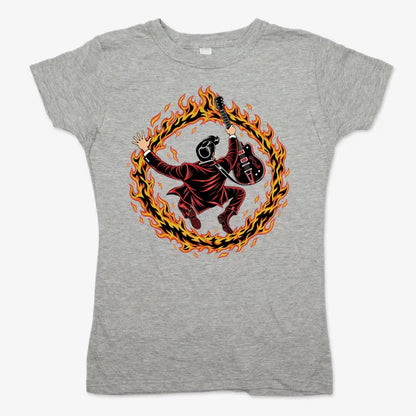 Ring of Fire-Women's T-Shirt-Gray Granite