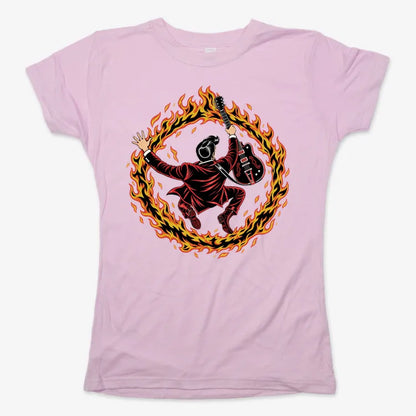 Ring of Fire-Women's T-Shirt-Soft Pink