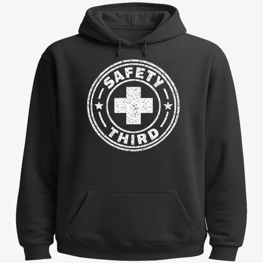 Safety Third-Hoodie-Black