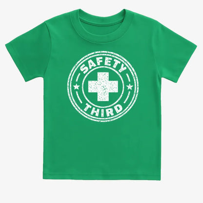 Safety Third-Kids T-Shirt-Green