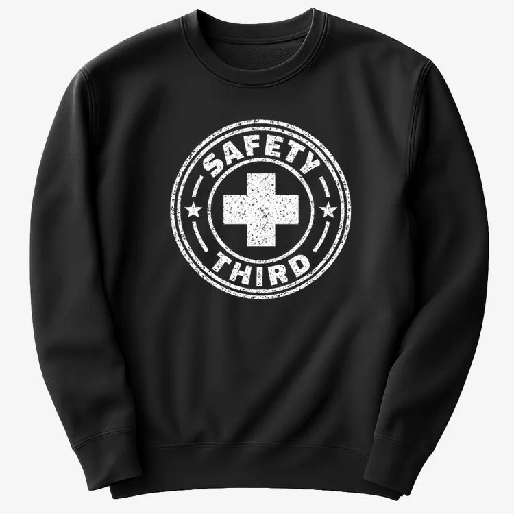 Safety Third-Sweatshirt-Black