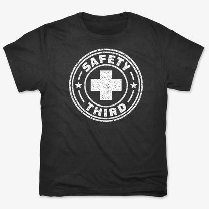 Safety Third-Unisex Heavyweight T-Shirt-Black