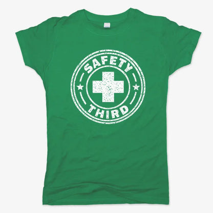 Safety Third-Women's T-Shirt-Lucky Green