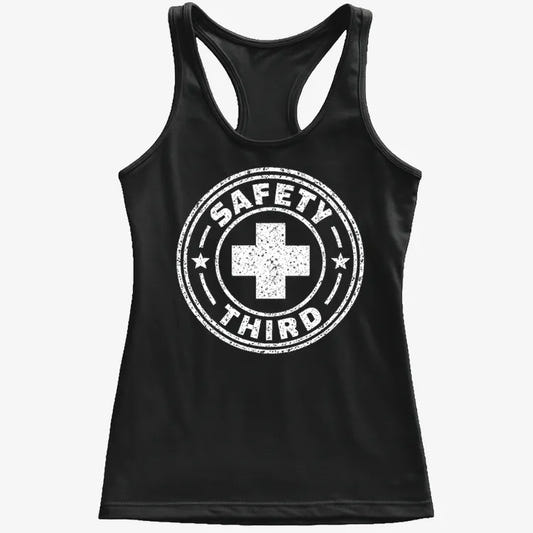 Safety Third-Women's Tank Top-Midnight