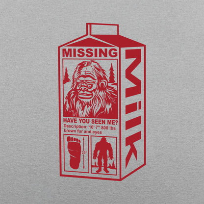 Sasquatch Missing Milk Carton Poster