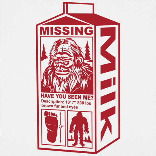 Sasquatch Milk Carton
