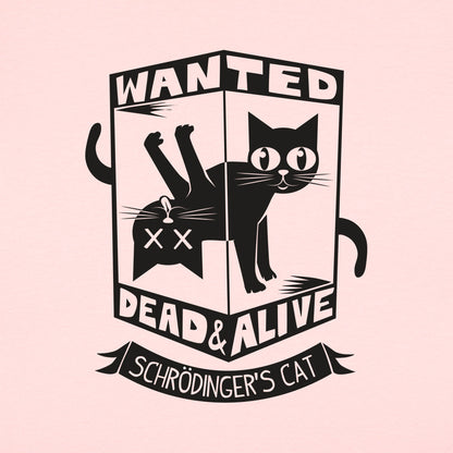 Schrodinger's Cat Wanted Dead and Alive Quantum Physics Box