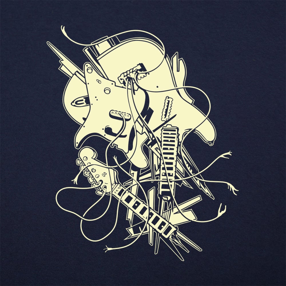 Smashed Guitar - 6DollarShirts