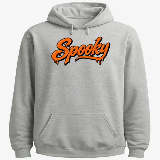 Spooky-Hoodie-Gray Heather