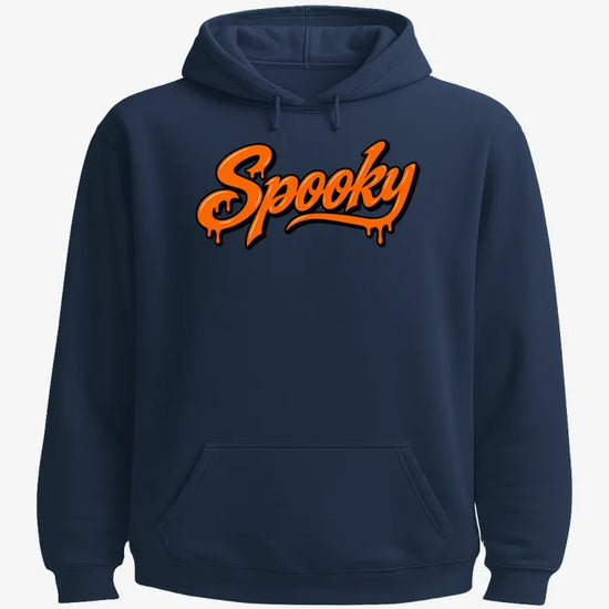 Spooky-Hoodie-Navy Blue
