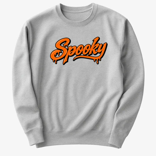 Spooky-Sweatshirt-Gray Heather