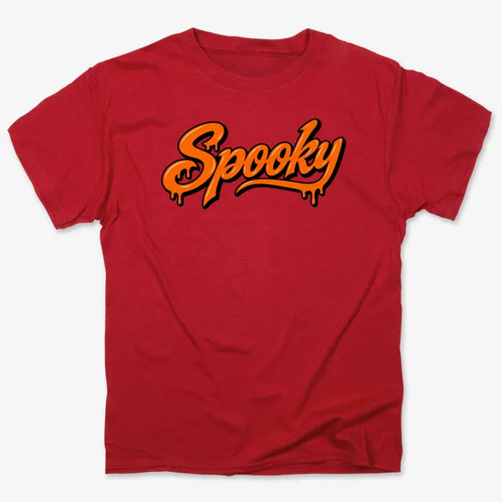 Spooky-Unisex Heavyweight T-Shirt-Red