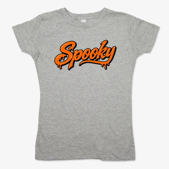 Spooky-Women's T-Shirt-Gray Granite