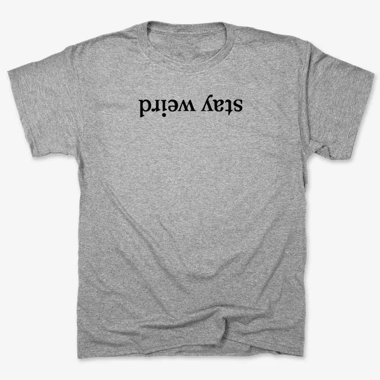 Stay Weird-Men's T-Shirt-Gray Heather