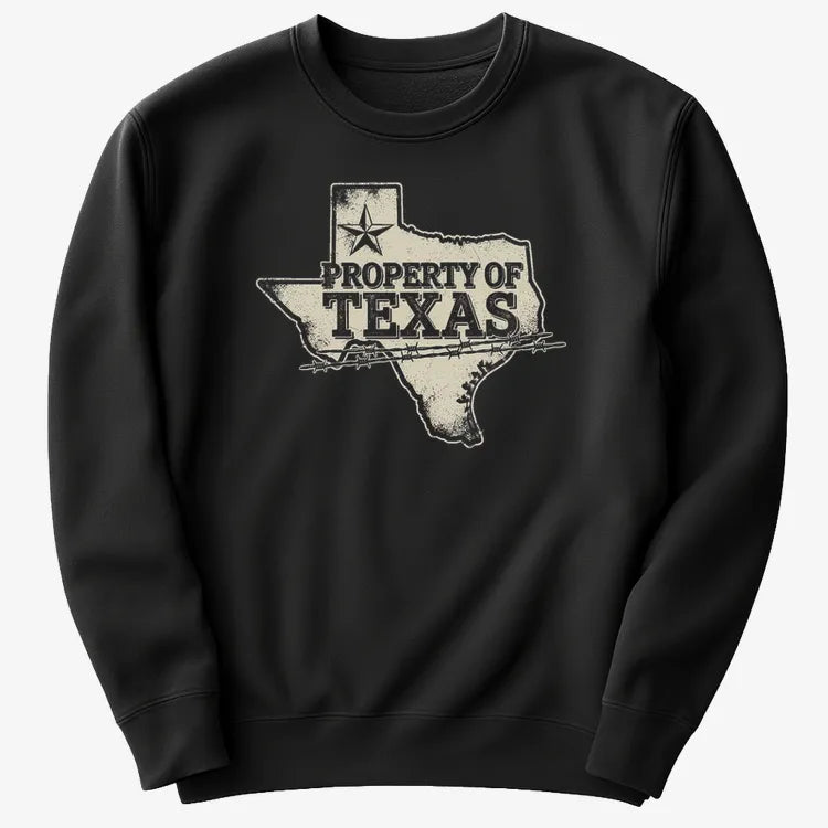 Property of Texas-Sweater-Black