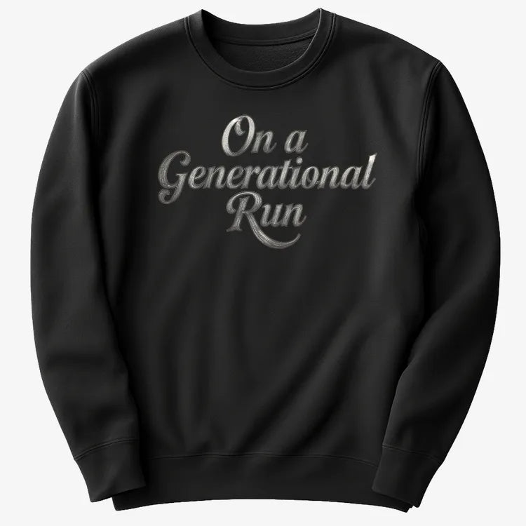 On a Generational Run-Sweater-Black