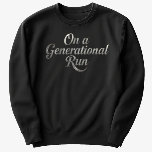 On a Generational Run-Sweater-Black
