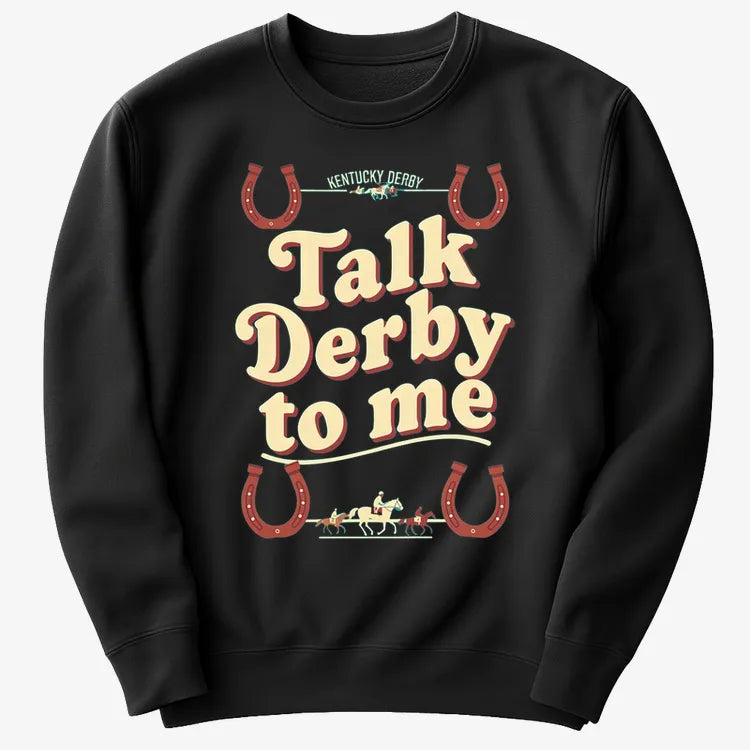 Talk Derby to Me-Sweater-Black