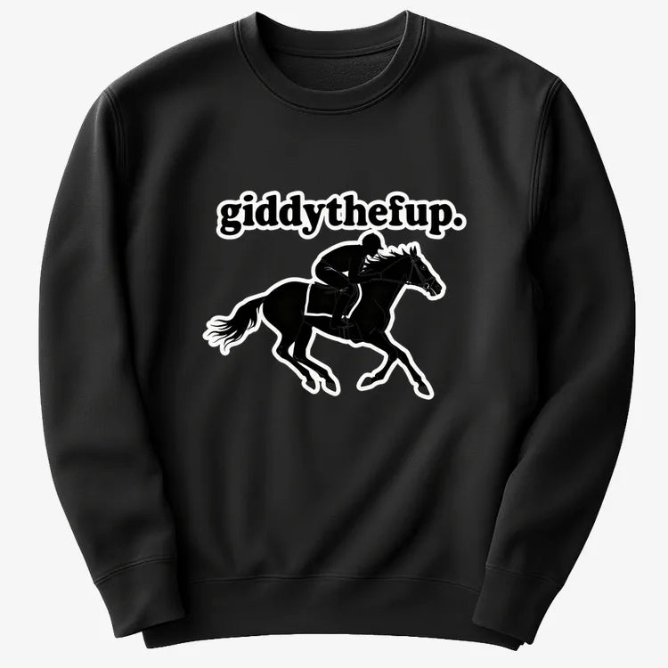 Giddythefup-Sweater-Black