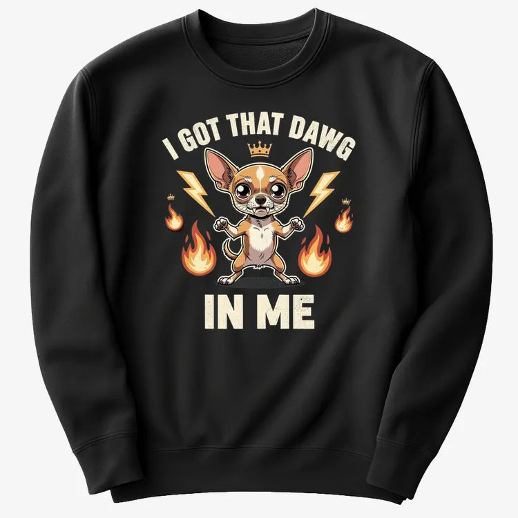I Got That Dawg In Me-Sweater-Black