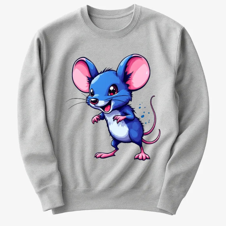 Blue Anime Mouse Tee