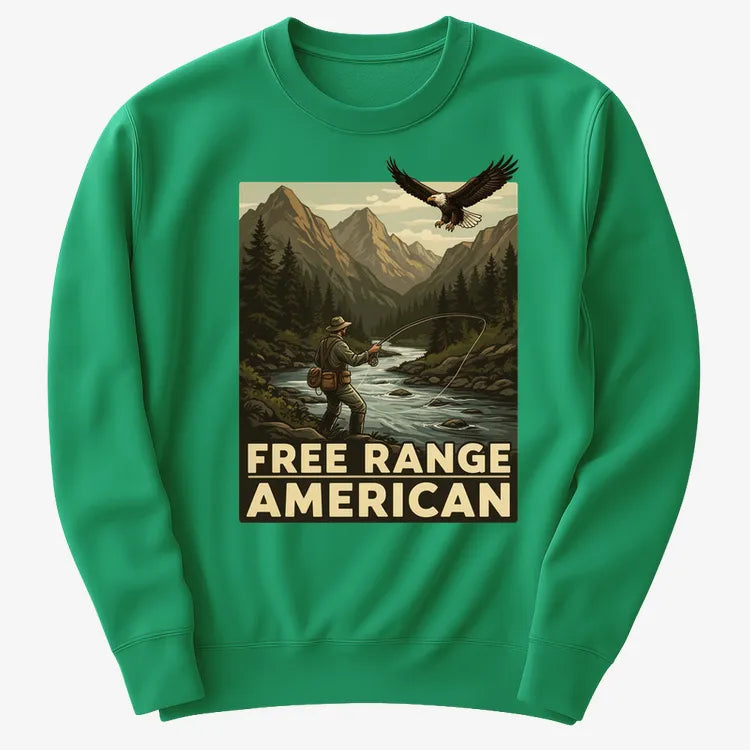 Free Range American-Sweater-Green
