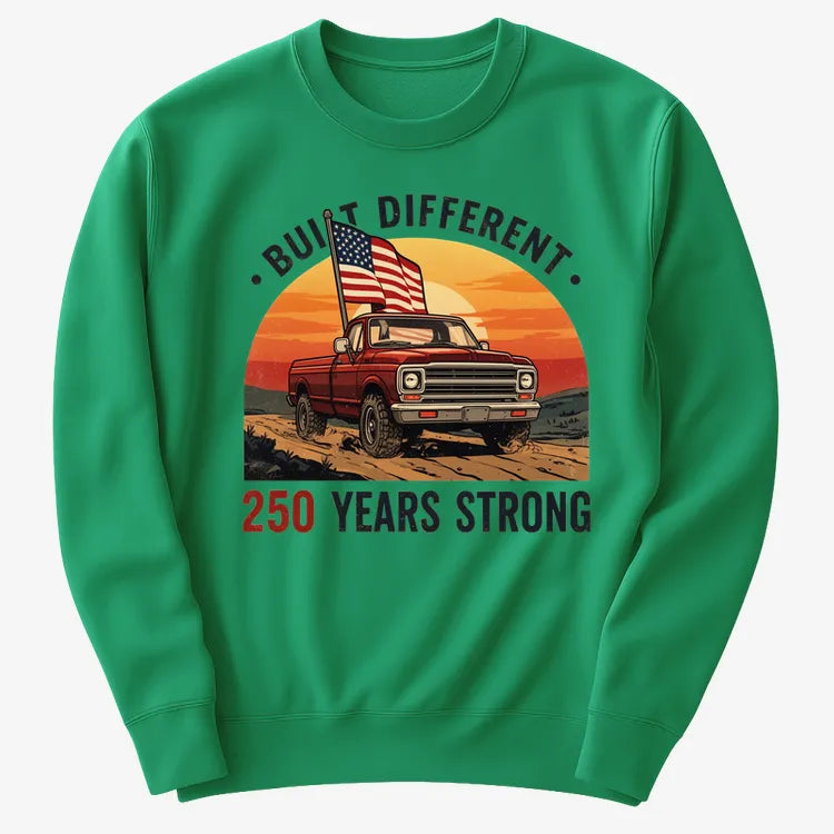 Built Different: 250 Years Strong-Sweater-Green