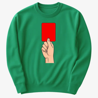 Red Card Statement-Sweater-Green