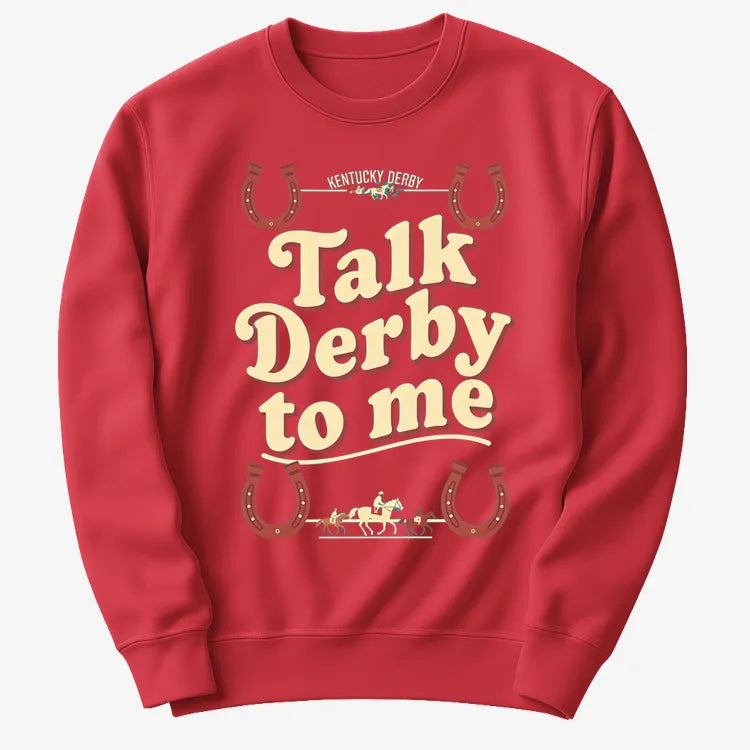 Talk Derby to Me-Sweater-Red