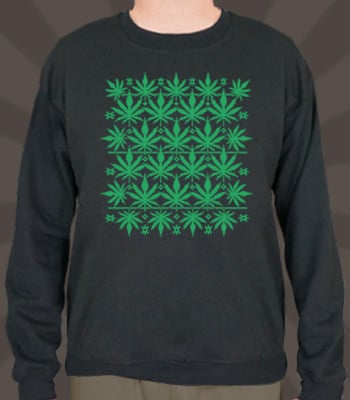 Sweet Leaf Ugly Sweater - 6DollarShirts