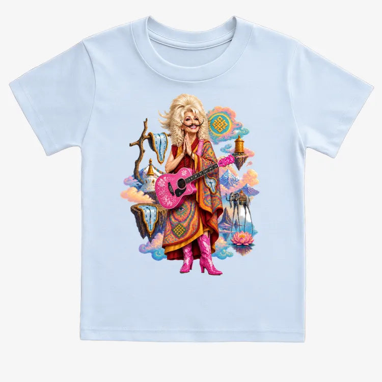 The Persistence of Dali-dolly-dalai-Kids T-Shirt-Blue