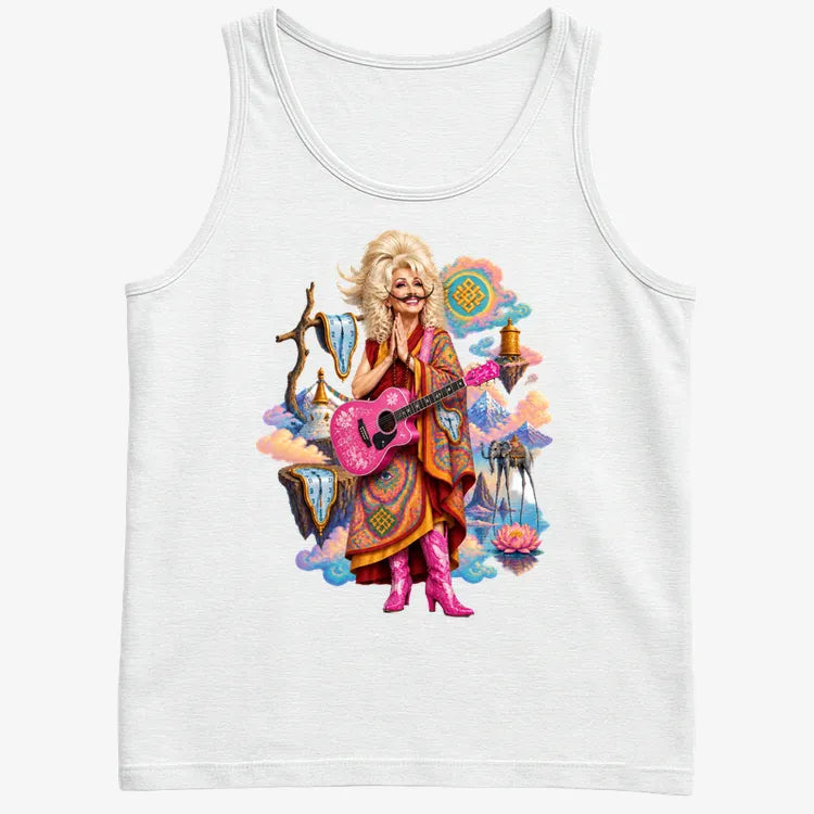 The Persistence of Dali-dolly-dalai-Men's Tank Top-White