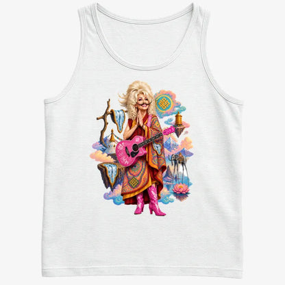 The Persistence of Dali-dolly-dalai-Men's Tank Top-White