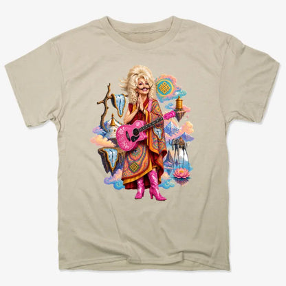 The Persistence of Dali-dolly-dalai-Unisex Heavyweight T-Shirt-Sand