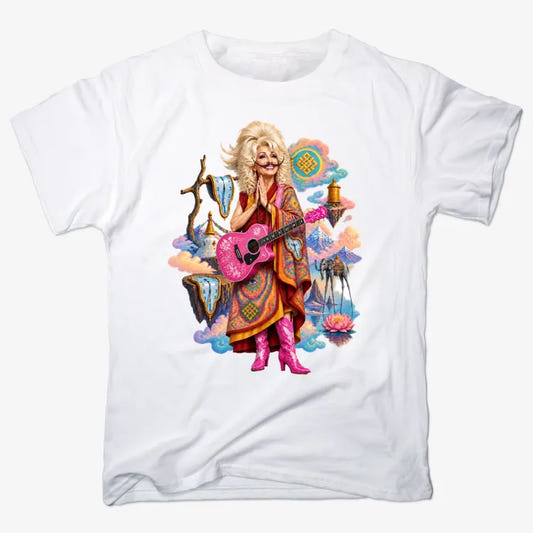 The Persistence of Dali-dolly-dalai-Unisex Heavyweight T-Shirt-White