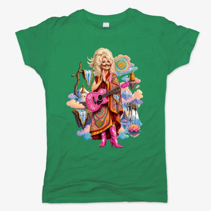 The Persistence of Dali-dolly-dalai-Women's T-Shirt-Lucky Green