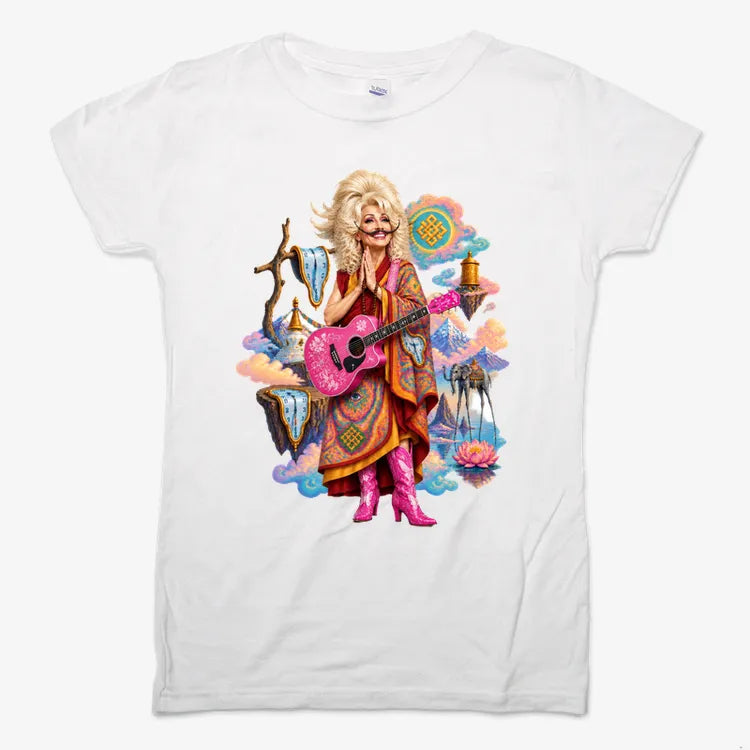 The Persistence of Dali-dolly-dalai-Women's T-Shirt-Snow