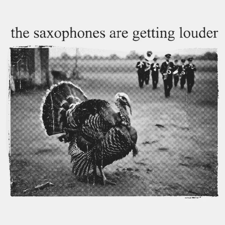 The Saxophones Are Getting Louder Funny Thanksgiving Turkey Tee-Default-Thumbnail