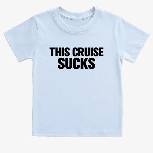 This Cruise Sucks-Kids T-Shirt-Blue