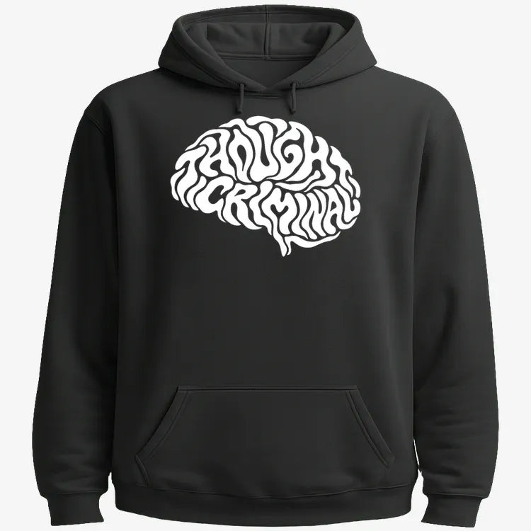 Thought Criminal-Hoodie-Black