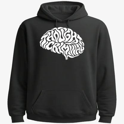 Thought Criminal-Hoodie-Black